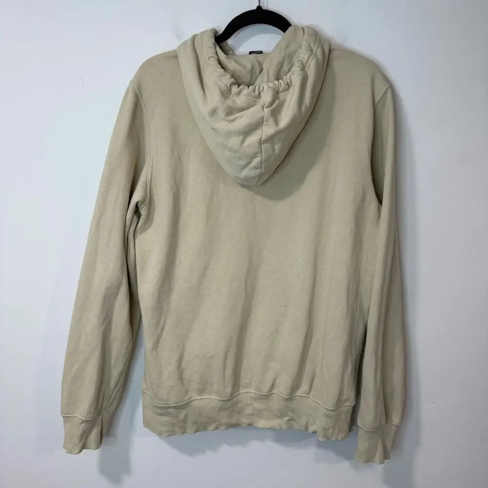 The North Face Men's Half Dome Hoodie‎ Sweatshirt Logo Tan Camo Medium Fleece